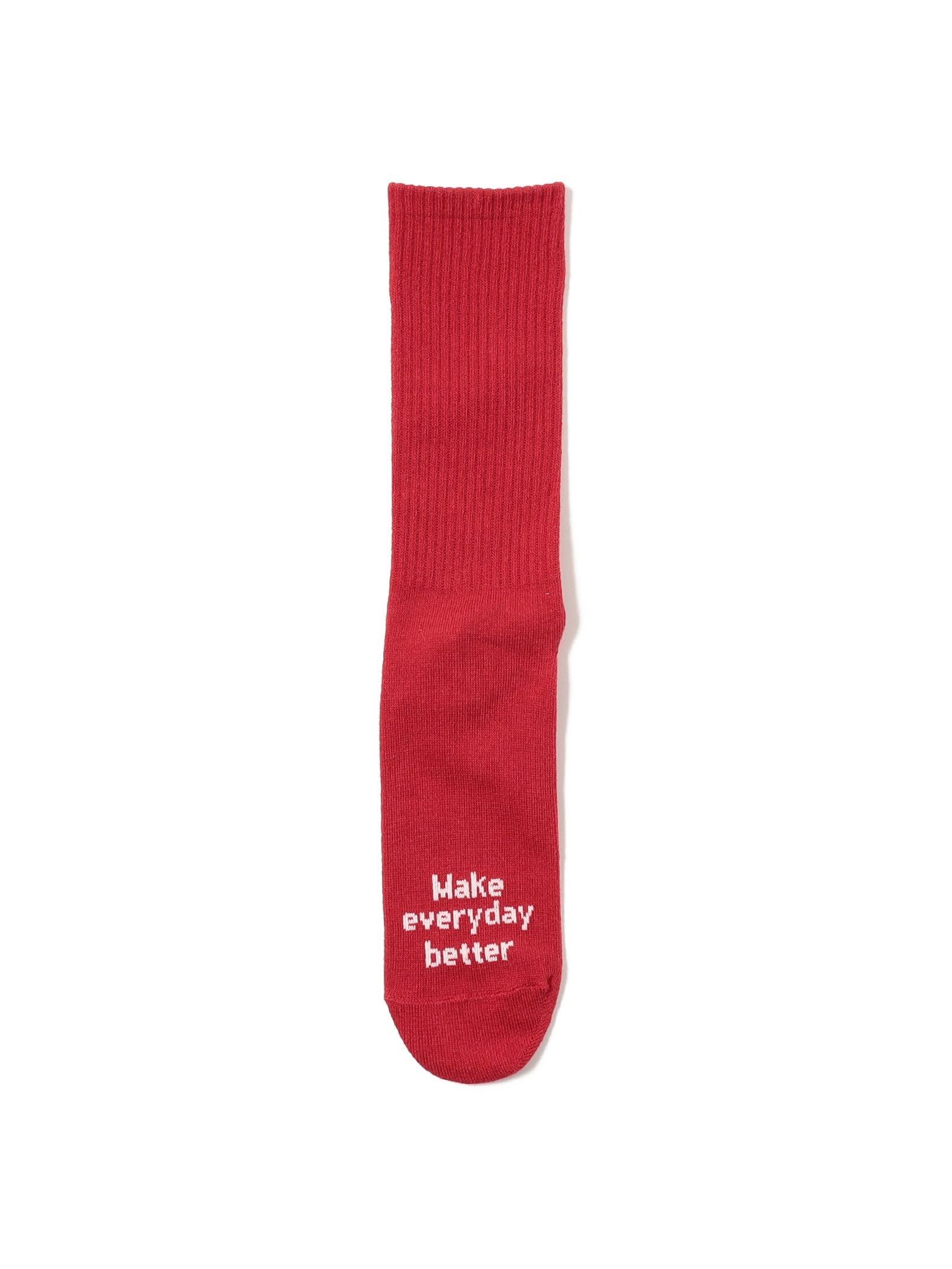 

Beams Heart Mixed Logo One 43430009629 Women s B-HEART Socks, Red, Size,