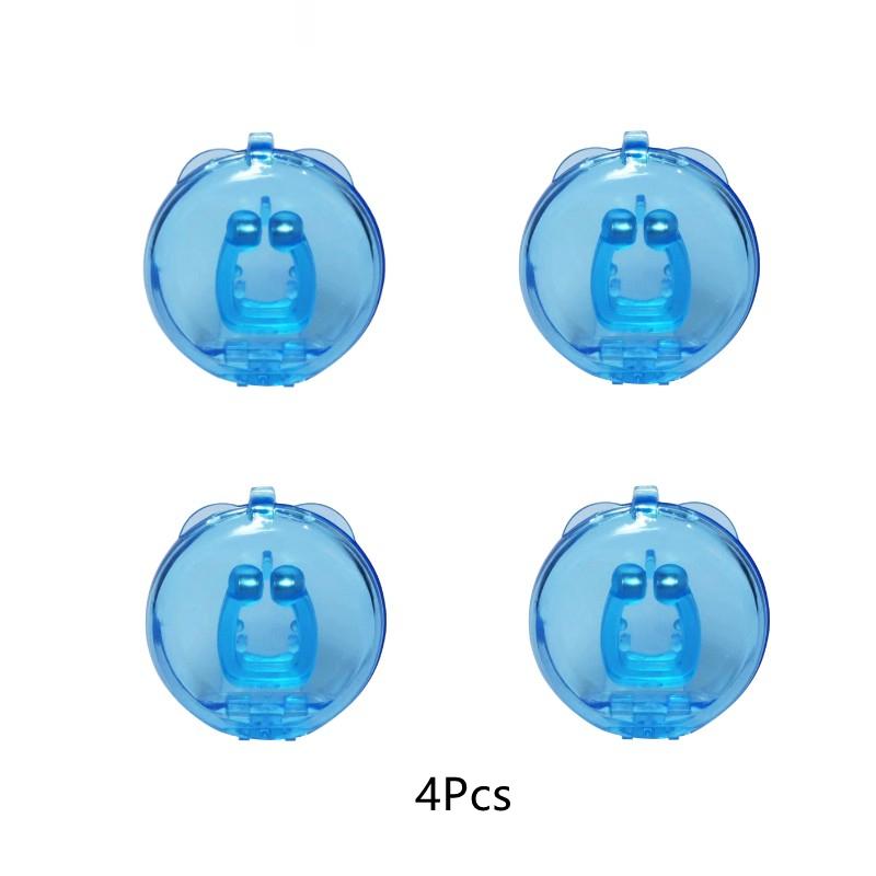 6pcs Silicone Anti Snoring Corrector Magnetic Anti Snore Easy Breathe Improve Sleep Aid Apnea Stop Snoring Nose Clip With Boxs
