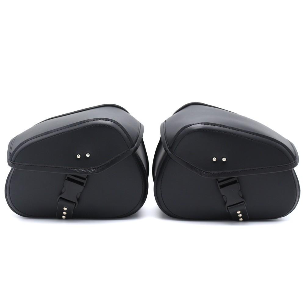 

Мотоциклетные универсальные седельные сумки, боковые сумки для инструментов, сумки для хранения багажа, седельные сумки для Honda Yamaha Suzuki Harley 883, сумка на заднее сиденье чёрный