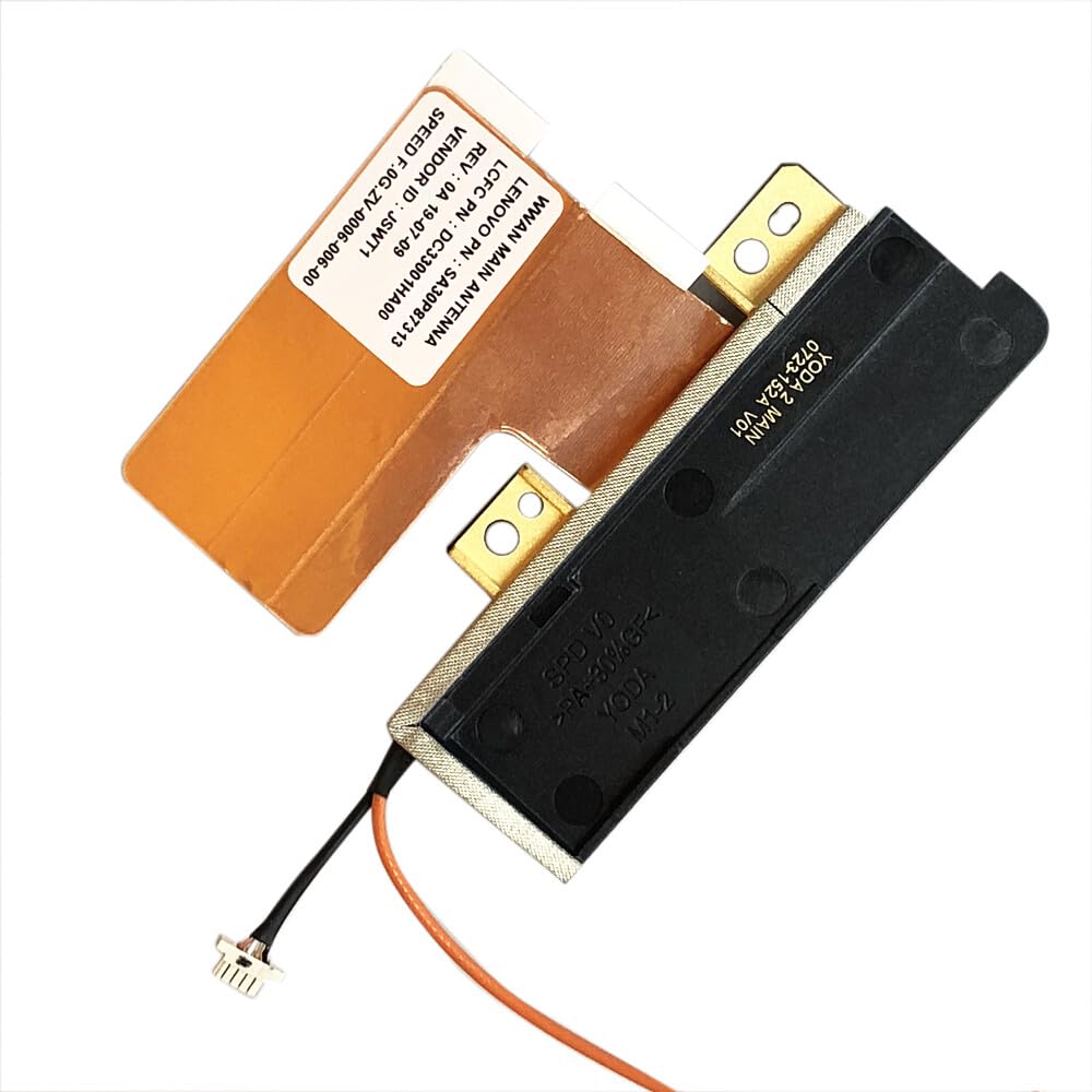 HSSDTECH WWAN WIFI Antennkabel för Lenovo ThinkPad X1 Carbon 6:e generationen 20KH 20KG 01YR425 01YR426 DC33001HA00 DC33001HA10 WiFi Antennkabel