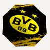 Borussia Dortmund Theme Automatic Umbrella, Lightweight & Portable, 8 Rib, Perfect for Outdoor Travel, Birthdays, Christmas, Gifts.
