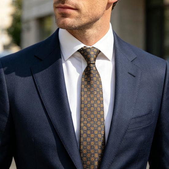 Men Tie Bright Color Multiple Pattern Design Dress Suit Tie Versatile Business Trip Neckwear Outfit Accessory
