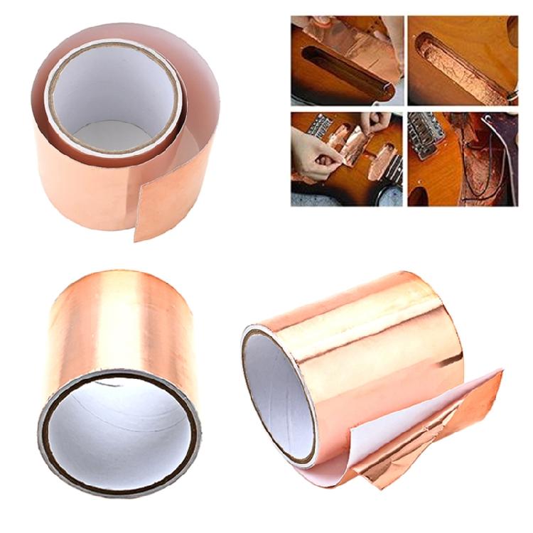 Copper Foil Tape Guitar EMI Shielding Tape Electrical Repairs Grounding Adhesive