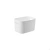 Storage Box, Stackable Organizer Bin, Clear Container for Home, Closet, Office S