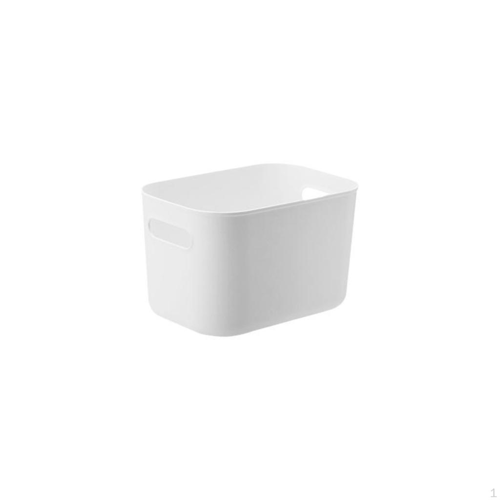 Storage Box, Stackable Organizer Bin, Clear Container for Home, Closet, Office S