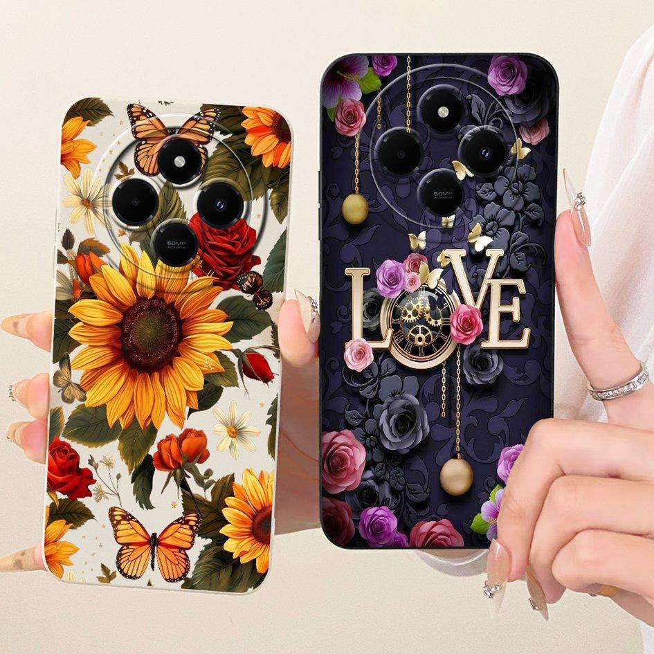 For Xiaomi Redmi 14C Case Redmi14C New Cute Cat Silicone Soft Cover For Poco C75 PocoC75 Redmi A4 A3 Pro Protective Phone Shells