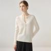 Lekasha Women's 100% Pure Cashmere V-Neck Long-Sleeve Autumn/Winter Base Layer Top