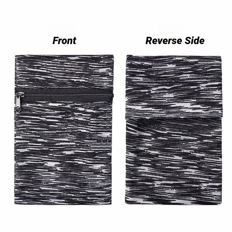 Durable And Safe Sports Cycling Wristband Arm Bag Zipper Running Bags Lightweight Wrist Wallet Pouch For Phone Key Card Sweatband Gym Fitness