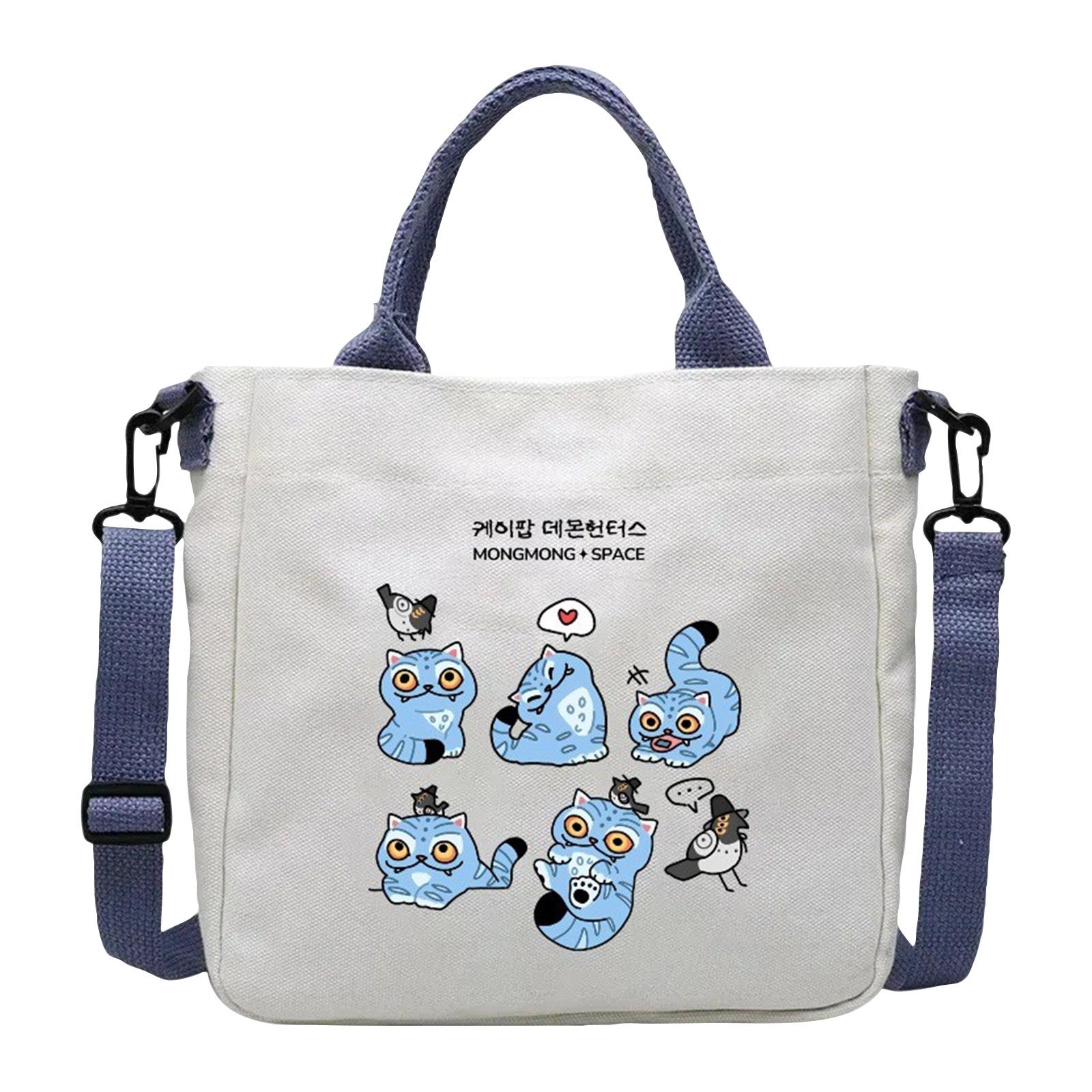 

Плакат женской группы, напечатанный на холщовой сумке, стиль для фанатов, сумка на молнии для поддержки, женская сумка One Size