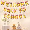 Cartoon Welcome Back To School Banner Pencil Background Hanging Flag  Classroom Kindergarten
