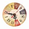 1Pc Artistic Creative European Style Round Antique MDF Home Office Wall Clock Decoration New