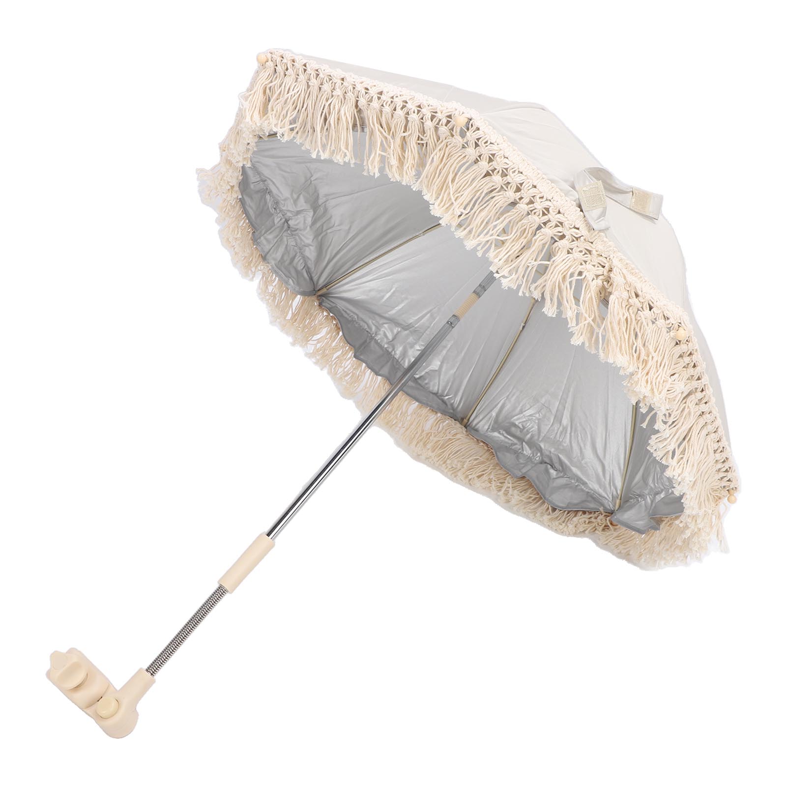 Tassel Baby Outdoor Parasol Fringe Ultraviolet Proof Children Outdoor Beach Umbrella for Photography Props Seaside Garden