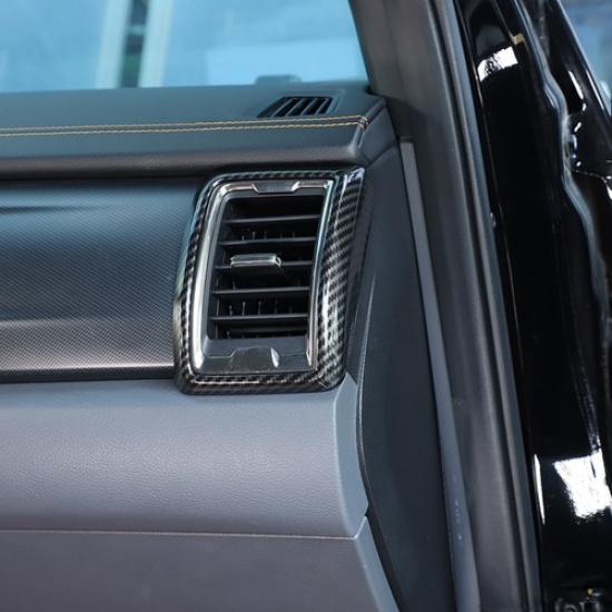ABS Carbon Fiber Dashboard Side Air Vent Cover For Ford Ranger/Everest 2017