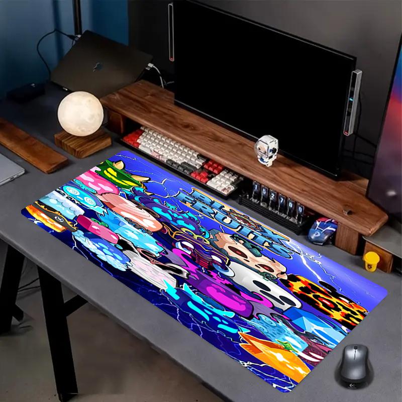 Blox Fruits Theme Mouse Pad, Non Slip Rubber Base, Multifunctional Office & Home Decor, Perfect for Workspace Personalization.