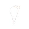 Swarovski Mysterious Bat Moon Double Chain Necklace Women necklace Rose-Gold 5491565