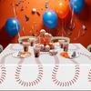 3pcs Baseball Tablecloths Baseball Birthday Party Supplies Disposable Plastic Table Cloths Rectangle Waterproof Table Cover for Baseball Sports Theme