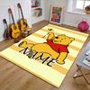 Custom Winnie Mat Personalized Name, Polyester Washable Indoor Entryway Rug, Gift for Christmas, Easter, Thanksgiving Day
