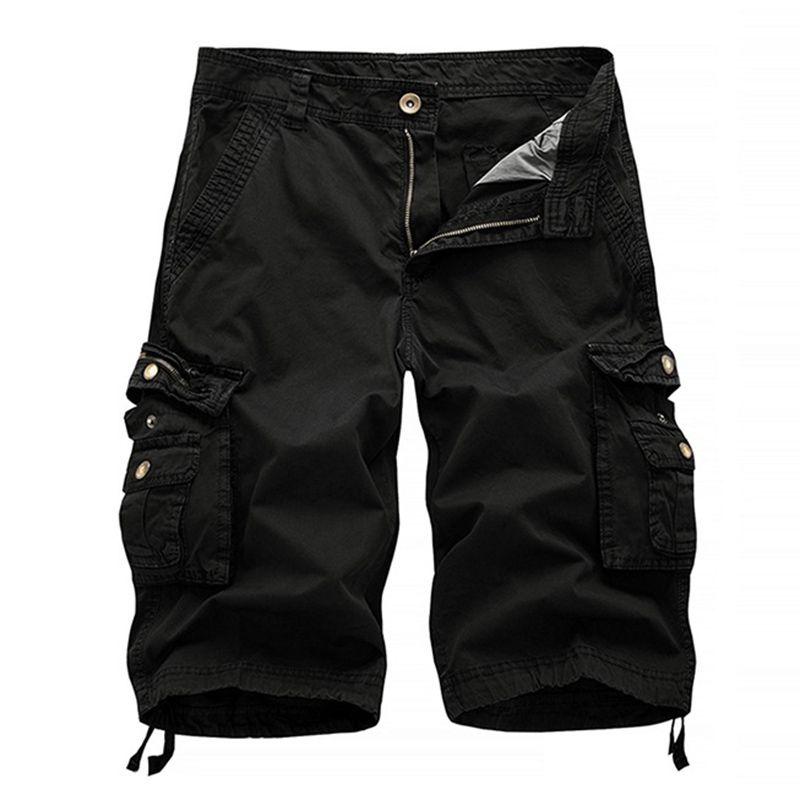 Stylish Men's Military Combat Hiking Cargo Shorts With Multiple Functional Pockets