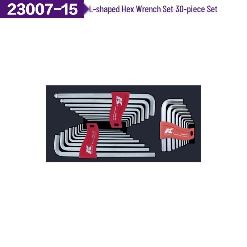Germany K Brand 30-Piece L-Shaped Hex Wrench Set, Model 23007-15 no