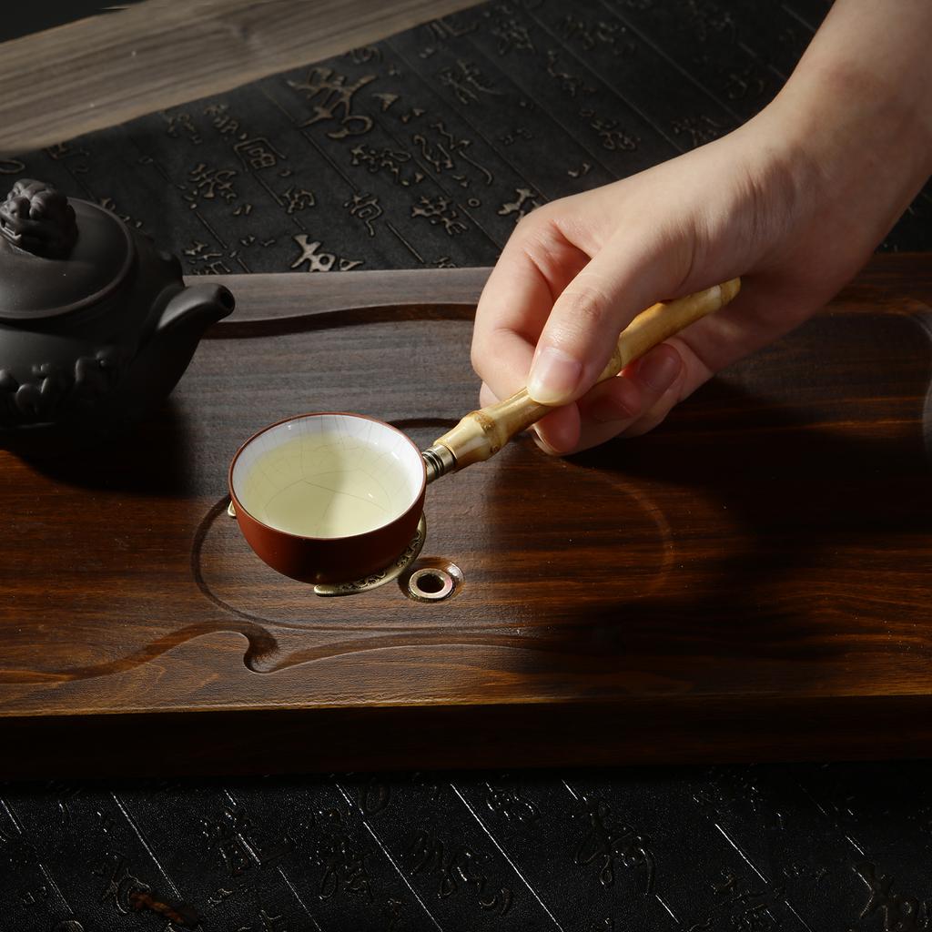 5Pcs/Set Tea Ceremony Set Heat-resistant Kongfu Tea Tools Wooden Chinese Teaspoon Tea Tong Needle Set Tearoom Supplies