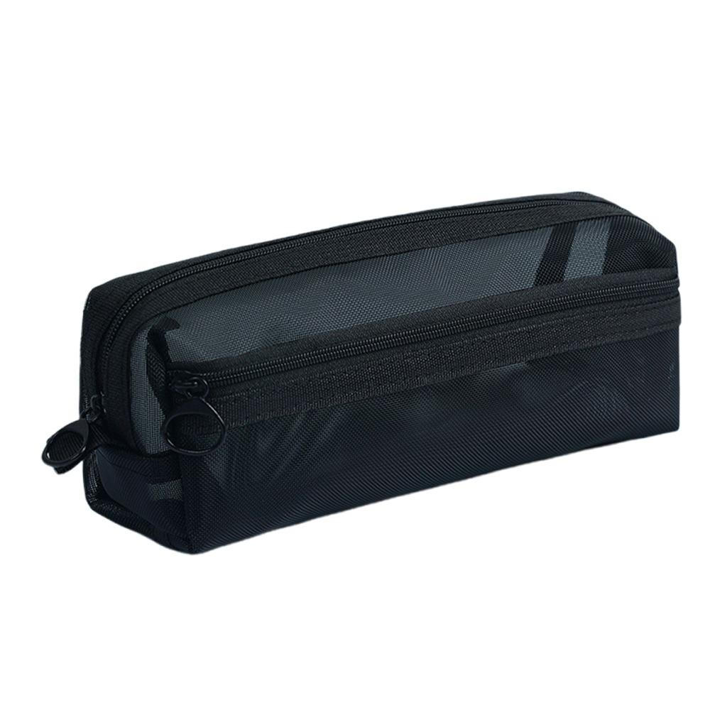 Mesh Pencil Case Transparent Makeup Bag New Clear Pencil Cases  School Office Supplies