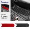 Echter Weicher Carbonfaser-Aufkleber für Leon MK2 2005 2006 2007 2008 2009 2010 2011 2012 Auto Handbremshebel Panel Verkleidung Zubehör