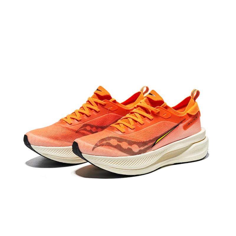 SAUCONY IDLING Cruise Cushioning And Breathable Low Top Casual Running Shoes Unisex Orange Saucony S28211-2