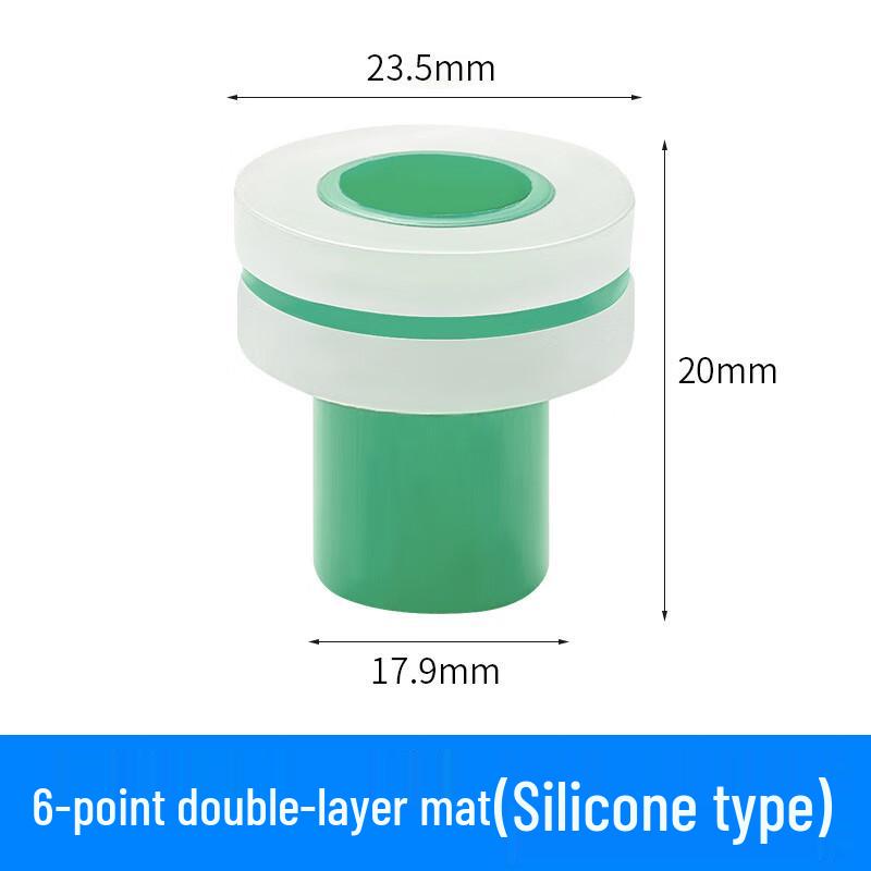 MDNG Thickened Double-Layer Silicone Faucet Gasket (2-Pack)