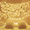 1 String LED Fairy Lights with Photo Frame Clips -in/Battery-Free (Batteries Not Included) String Lights for Photo Wall,Wedding,Christmas Decorations