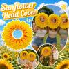 Sunflower Headband for Dance Performance Sports Event Party - Open Face Design for Kids and Adults
