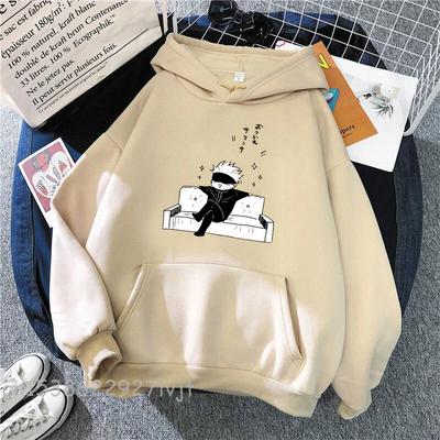 Bluza z kapturem Anime Jujutsu Kaisen Damska Nadruk Gojo Satoru Estetyczna Bluza Harajuku Streetwear Topy Dropshipping
