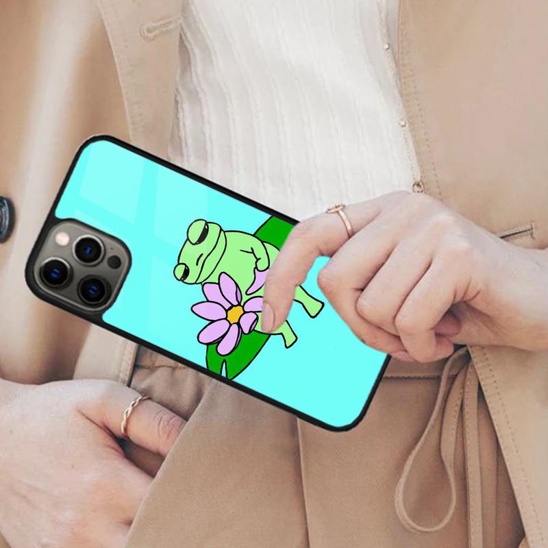 Kawaii Cute Frog Magnetic Phone Case For APPLE iPhone 17 Air 16 14 13 12 Pro Max 15 Plus Wireless Charge With MagSafe Cover