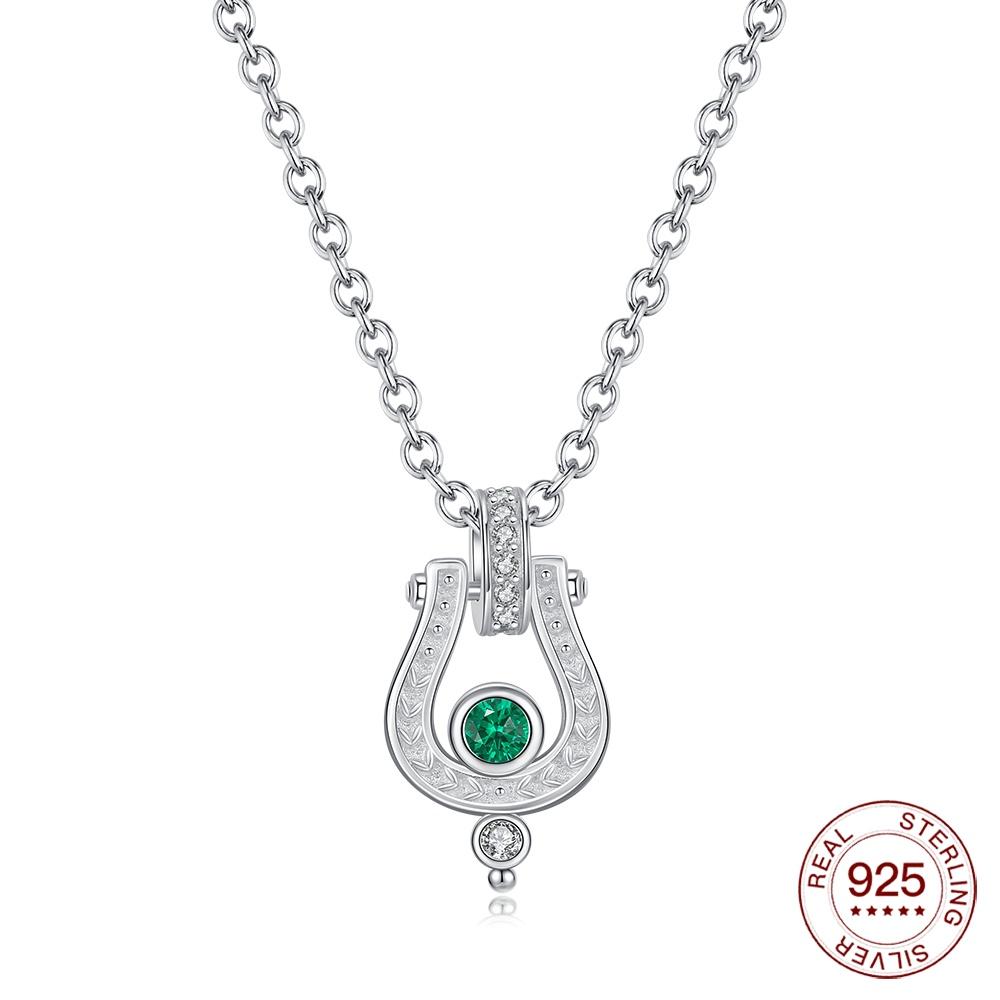 925 sterling silver Necklace Heart silver Chain moon 925 original Necklace Clover silver 925 jewelry women gift