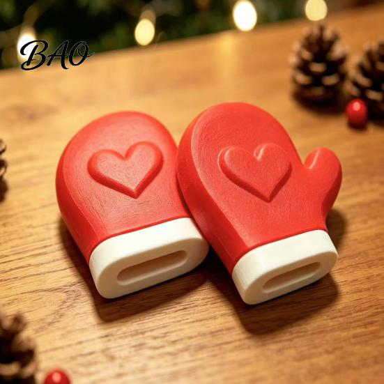Indoor Christmas Decoration Supplies Theme Ornaments, Santa Hats/Boots/Gloves Decorative PLA Figures, 3D Printed Holiday Crafts for Home Showcase