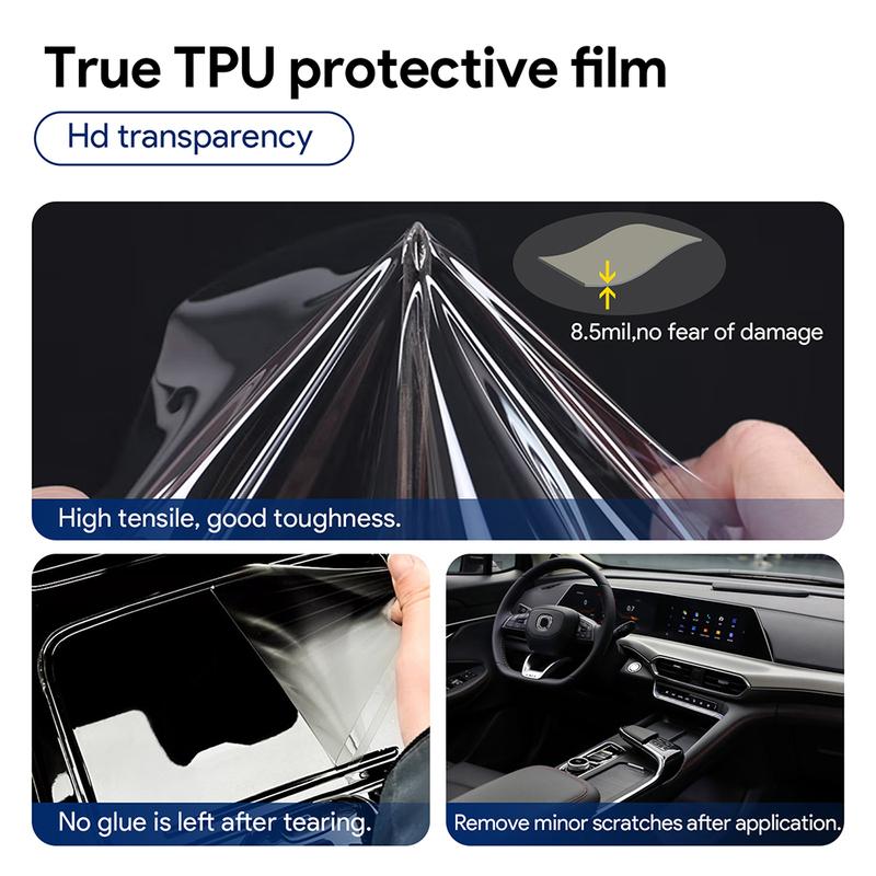 Pellicola Interna per Auto in TPU per Hyundai Ioniq 6 2024 2025 Accessori Protezione Trasparente Antigraffio Adesivo Dedicato