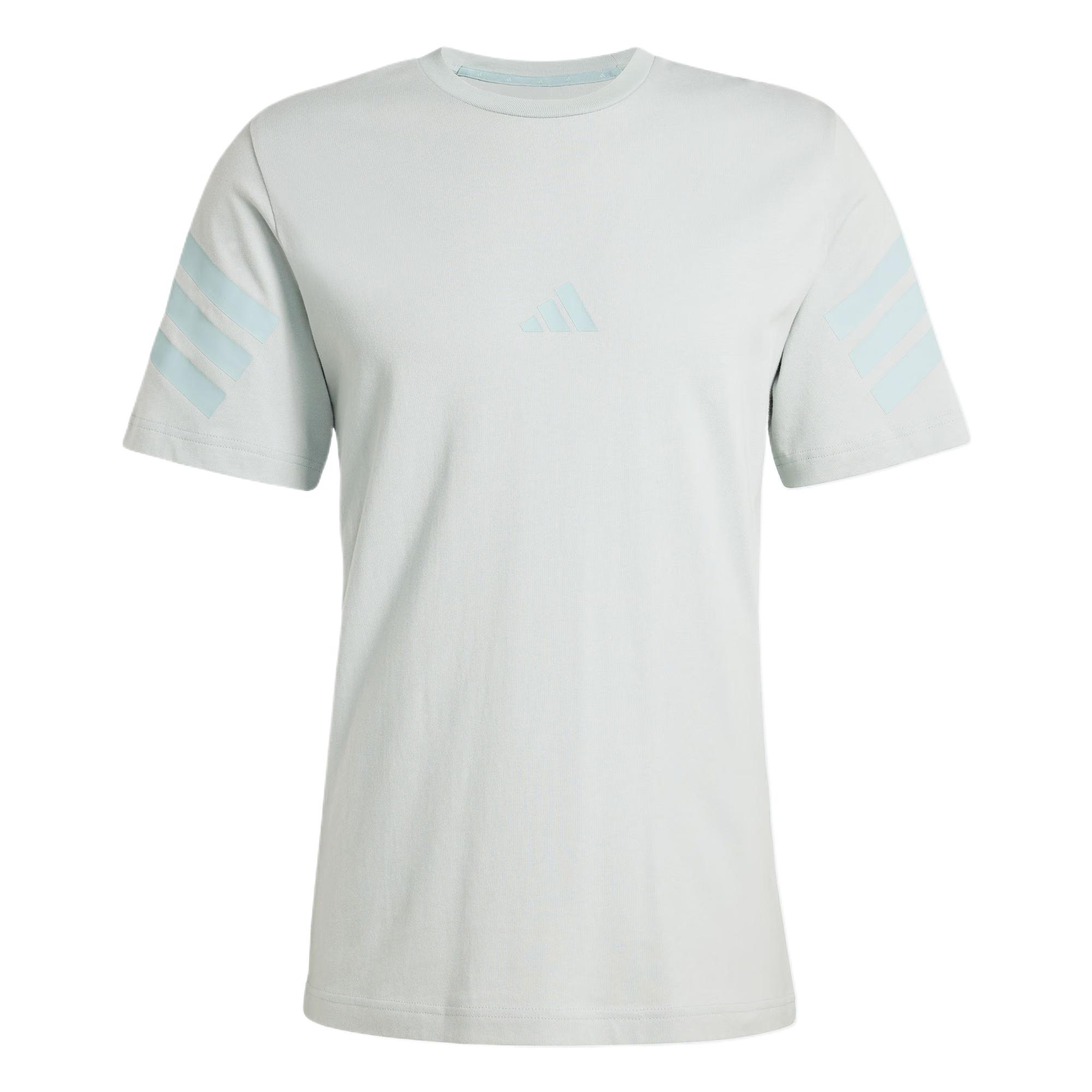 Adidas Future Icons Crew Neck Pullover Surrounding Three Stripes Comfortable Soft T-Shirt Men Tops KD5221 S