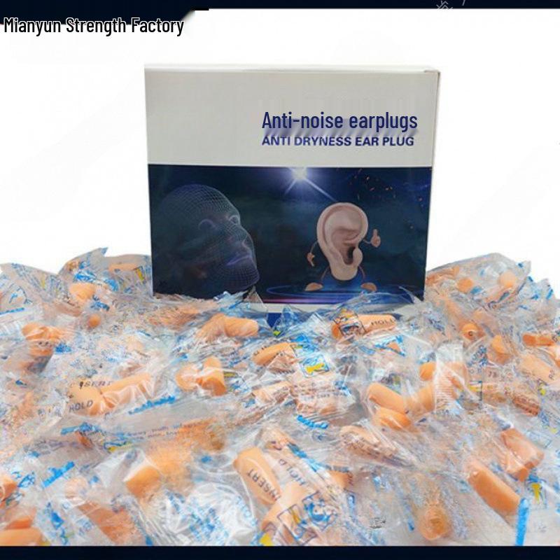 Soundproof Disposable Earplugs | Individually Wrapped for Sleeping & Workshops