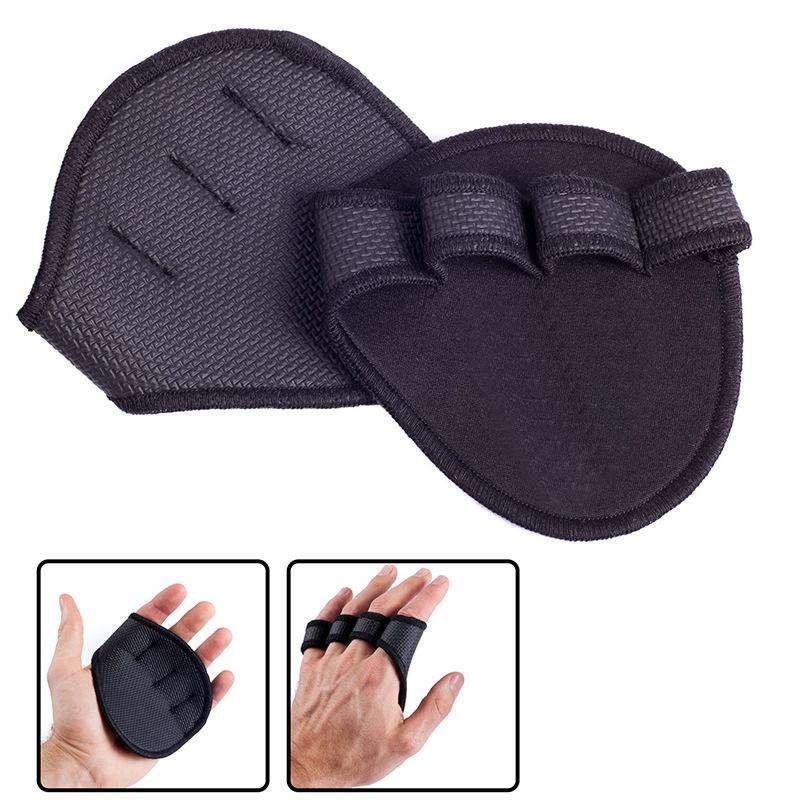 Men Women Fitness Sports Body Building Gymnastics Gym Hand Wrist Palm Protector 1 Pair Weightlifting Training Gloves