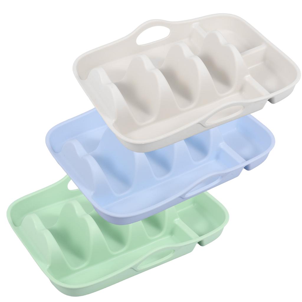 2/3 Pcs Silicone Taco Holder Mexican Food Stand Heat Resistant Reusable Taco Stand with Double Handle for Kitchen Accessories