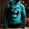 Graphic Elf Men's Fashion 3D Print Hoodie Sports Outdoor Holiday Hoodies Long Sleeve Hooded Print Front Pocket Hoodie Sweatshirt