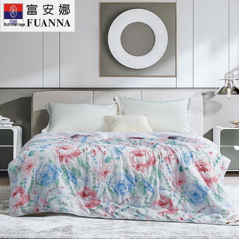 

Fuanna Lotus Breeze Eight-Hole Antibacterial Summer Quilt