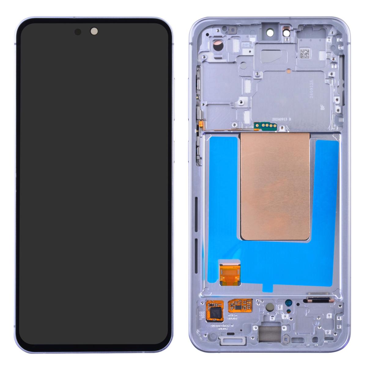 

For Samsung Galaxy S24 FE S721B OEM Grade S AMOLED Screen and Digitizer Assembly+Frame (Without Logo) Grey