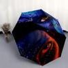 Avatar Inspired Umbrella:Automatic Opening&Closing,Foldable Design,8 Bone Frame Perfect for Fans,Travelers,and Everyday Use!0171b