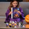 Halloween Countdown 24 Days Advent Calendar Mini Statues Multi-purpose Holiday Countdown Small Creepy Resin Figurines Set