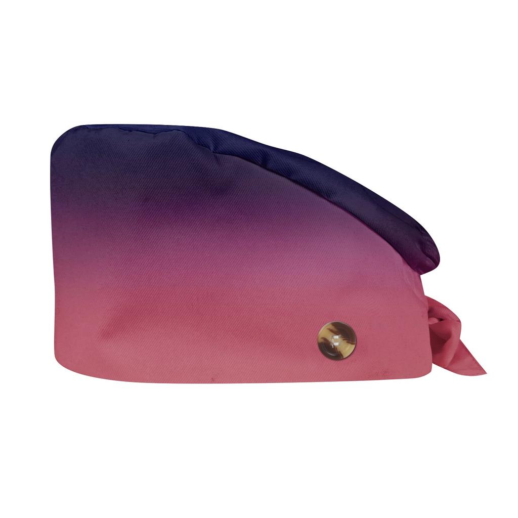 Modny nadruk gradientowy, czapka robocza, czapka casualowa, torba