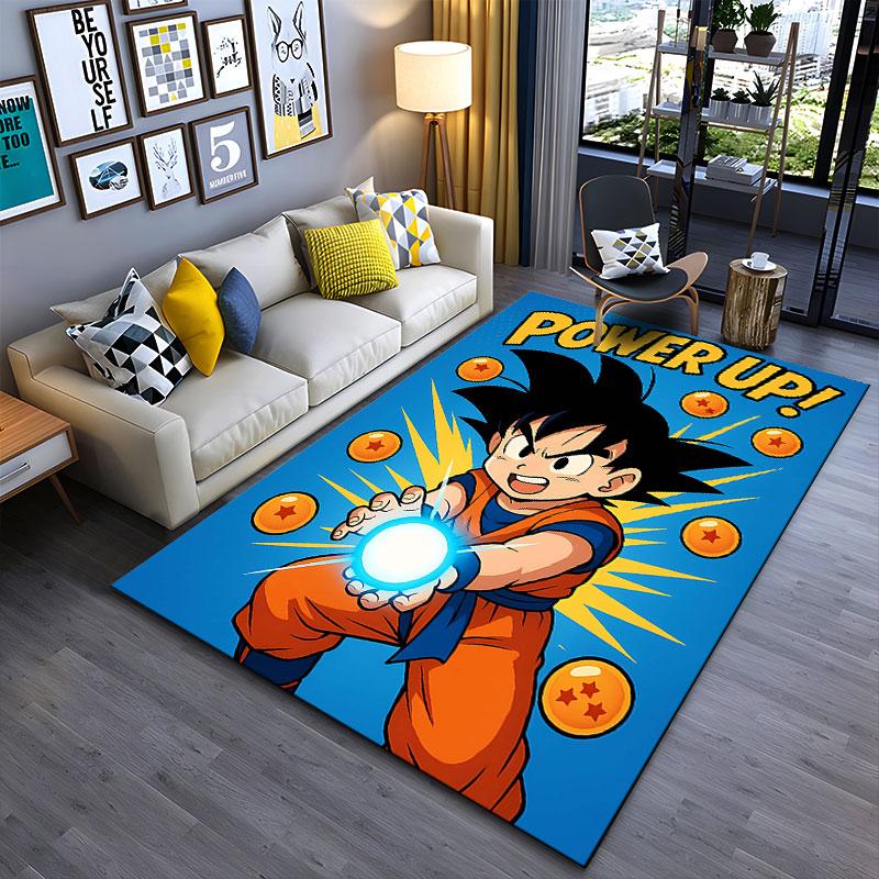 Anime Hero with Dragon Balls suitable as a non-slip mat for the living room or bedroom sofa