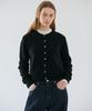 Raverous Rvs Round Neck Cardigan Black