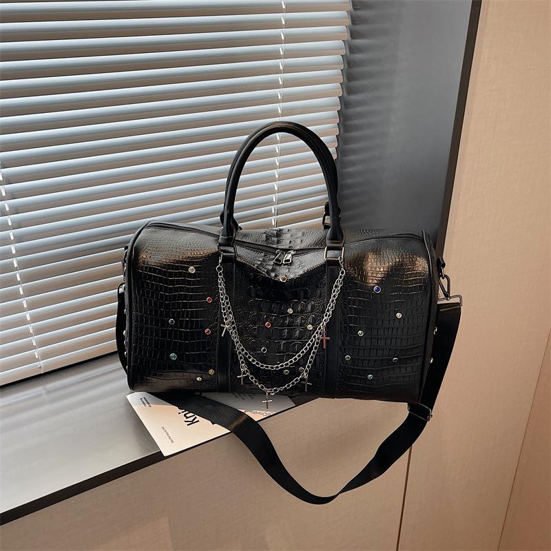 Borsa da Viaggio di Grande Capacità Borsa da Palestra Leggera da Donna Borsa Portatile per Viaggi a Breve Distanza Borsa da Viaggio