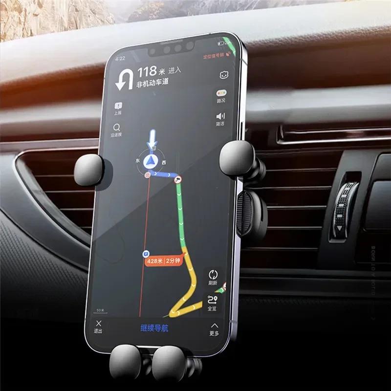Gravity Car Air Vent Outlet Clip Phone Holder Universal Phone Mount For Car Support Telephone Mobile Phone Holder In Car
