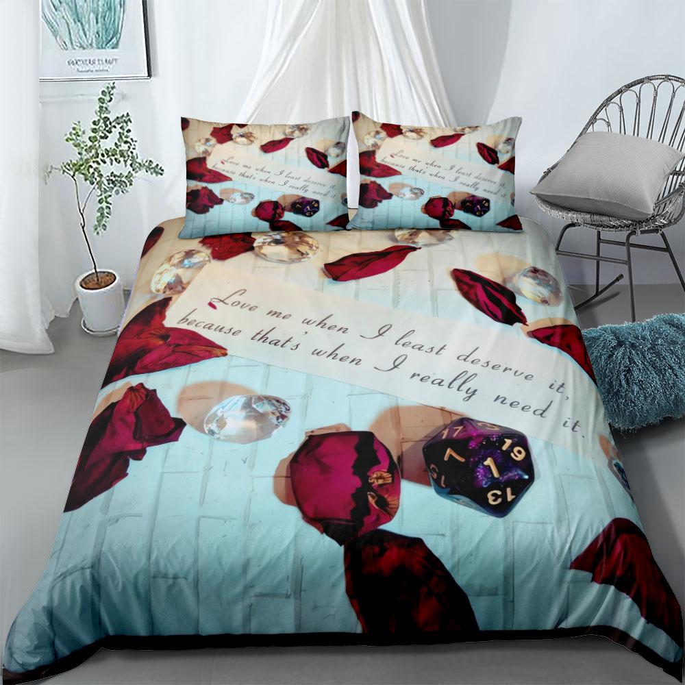 Motorcycle Rider Duvet Cover Set UK Single Double Queen US Twin Full King Size Bed Linen Set